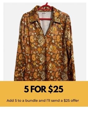 Spirit, hippy costume top.